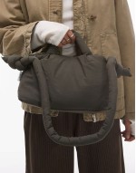 Ona mini soft nylon multiwear crossbody bag in khaki
