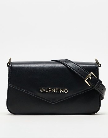 Valentino sunshine envelope crossbody bag in black