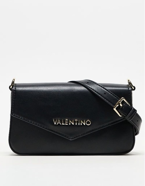 Valentino sunshine envelope crossbody bag in black