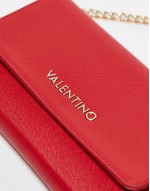Valentino zero chain strap crossbody bag in red with gift box