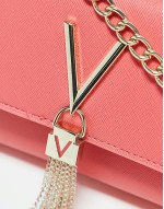 Valentino divina crossbody tassle bag in bright pink