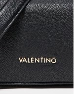 Valentino never shoulder bag with detachable webbing strap in black