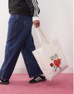 x Nelson tote bag in white