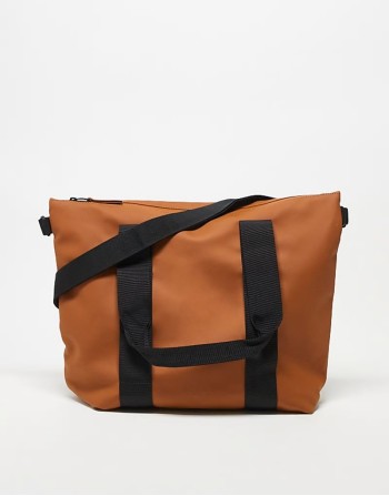 waterproof tote bag mini in rust