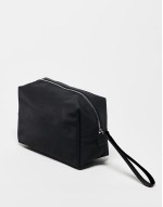 large make up bag in black